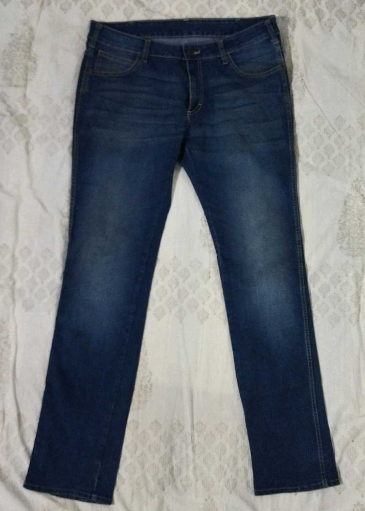 Wrangler Denim Blue Jeans For Mens