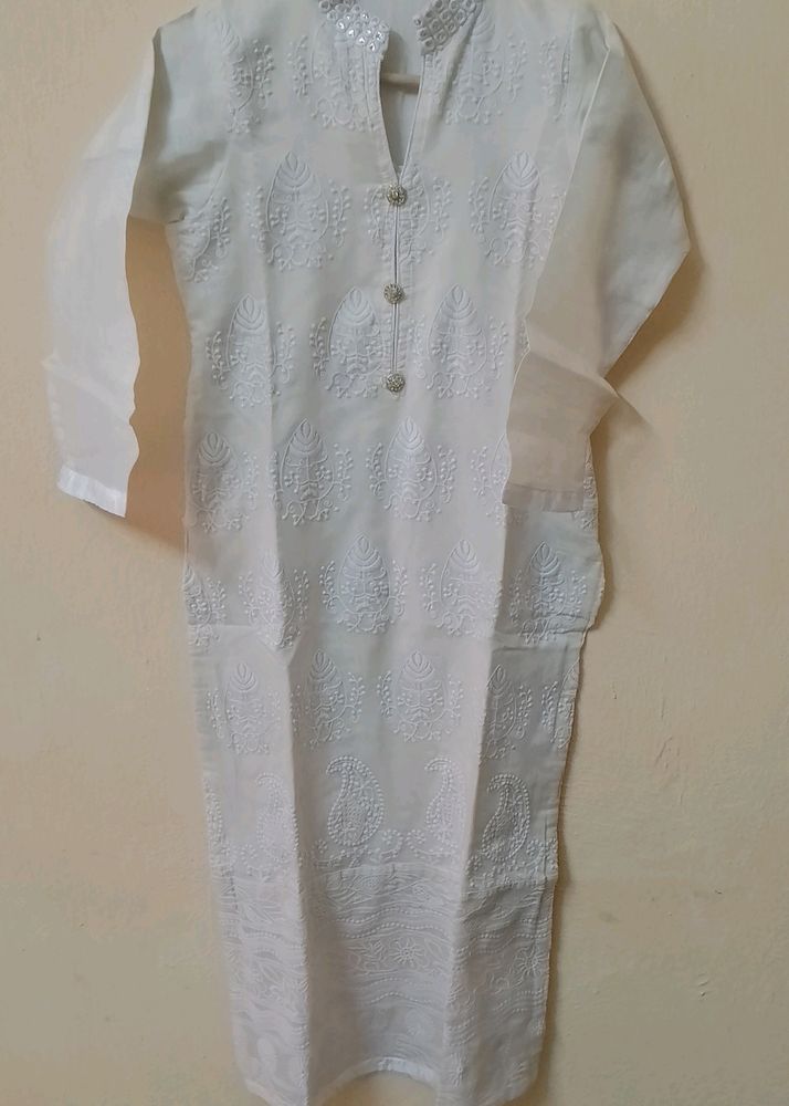 Chikankari Plazo Suit