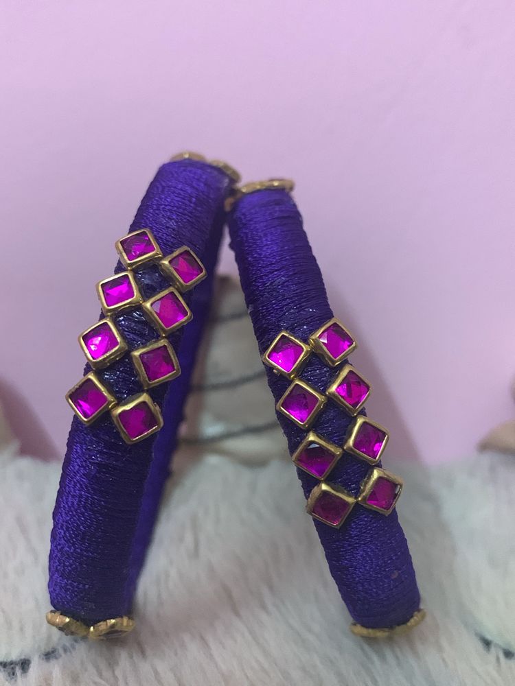 🎀New Silk Thread Bangles 🔥