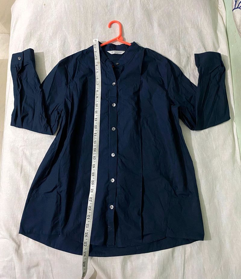 Eyeful Navy Blue Korean Top Size 36/38