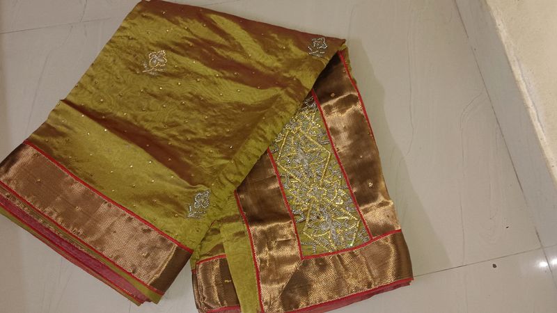 Double Colour Shade Saree