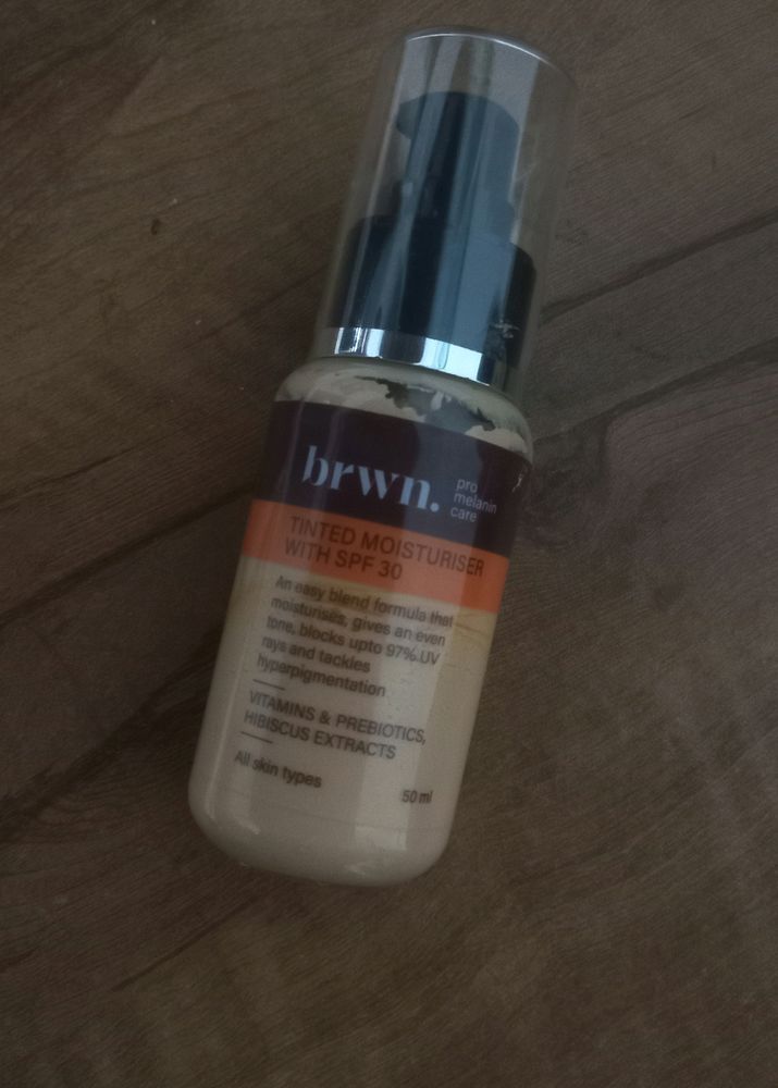 Brown Tinted Moisturiser With Spf 30