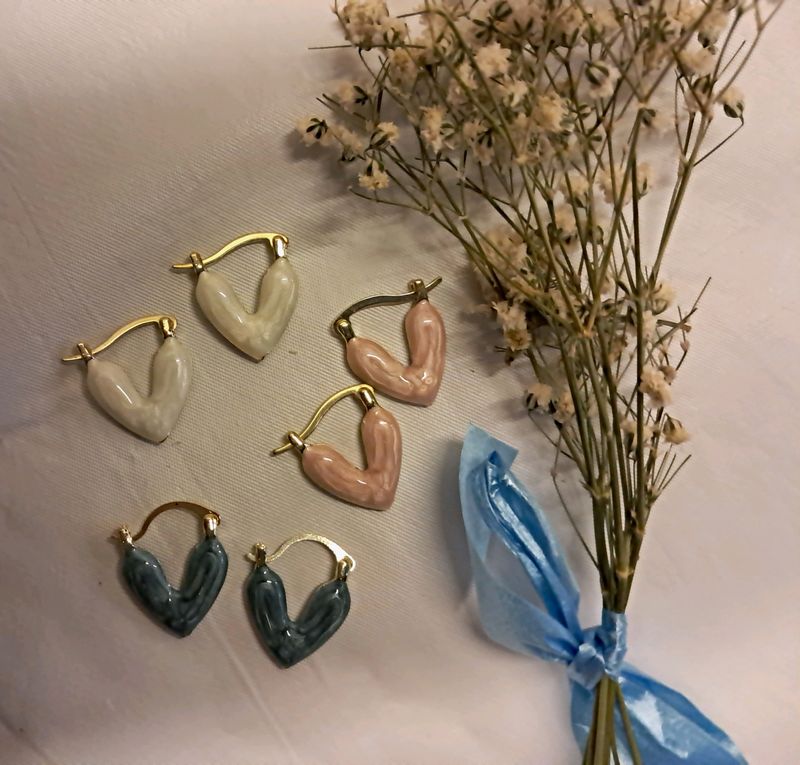 Heart earrings