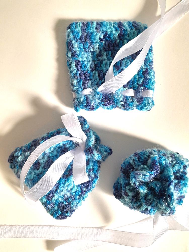 Combo Mini Crochet Pouch