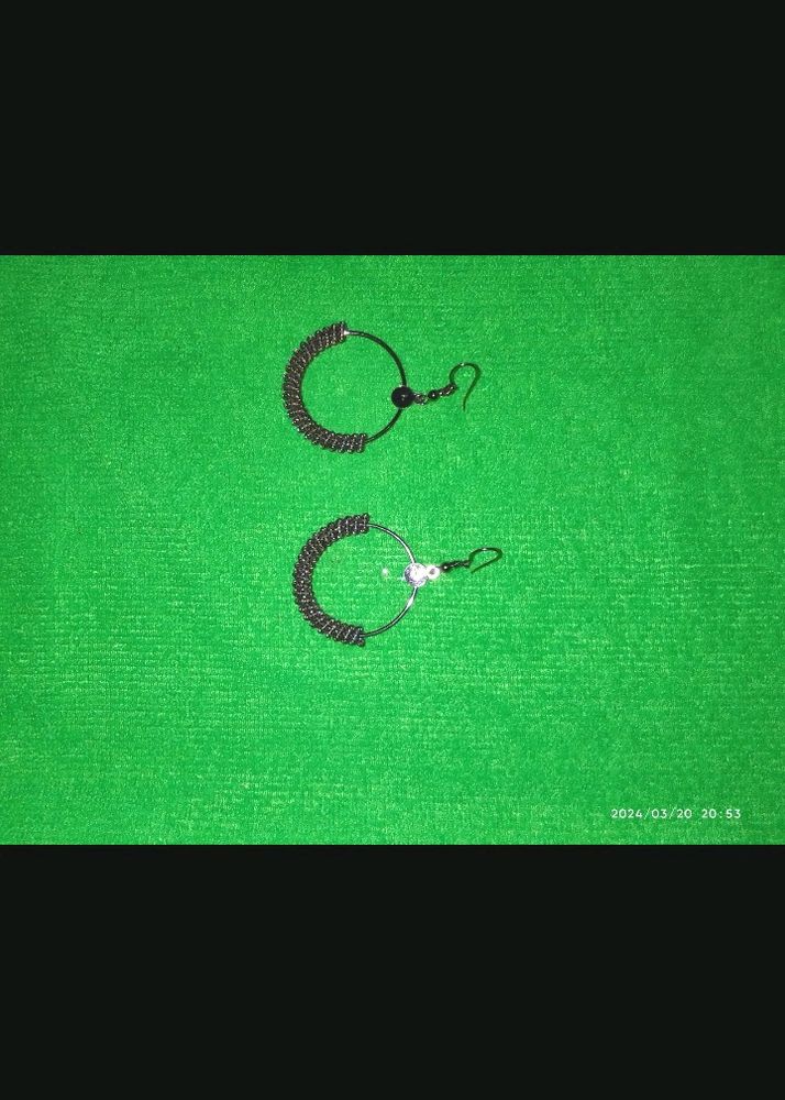 Black Colour Earrings