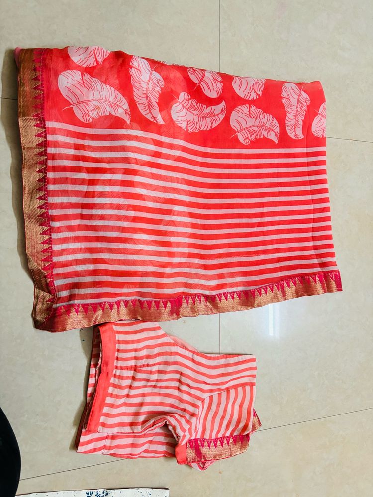 daily ware saree with blouse