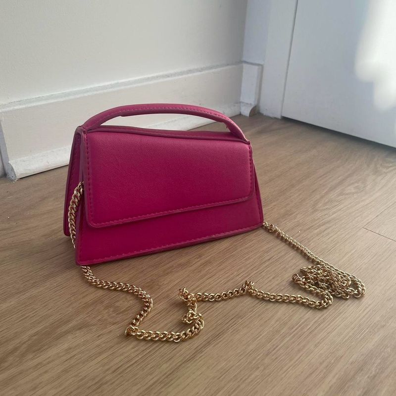 Mango Pink Geometric Bag