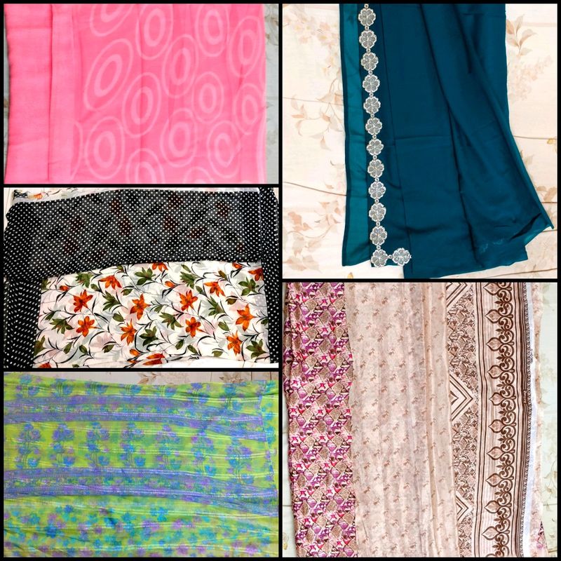 5 Types Sarees (Individual)