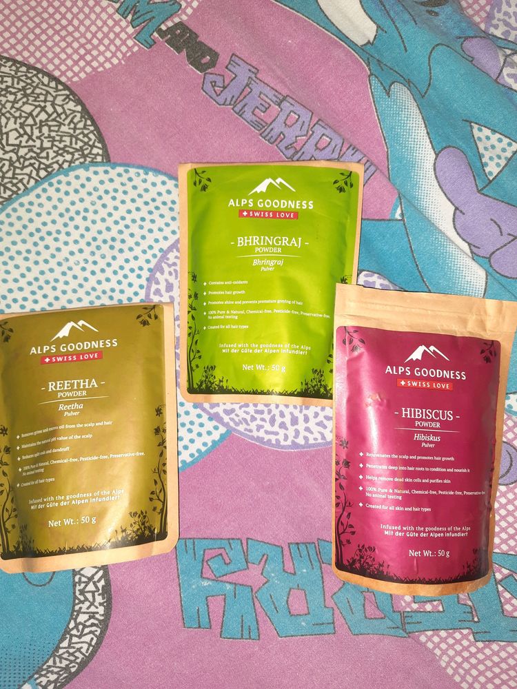 ALPS GOODNESS POWDERS FOR SKIN & HAIR ~