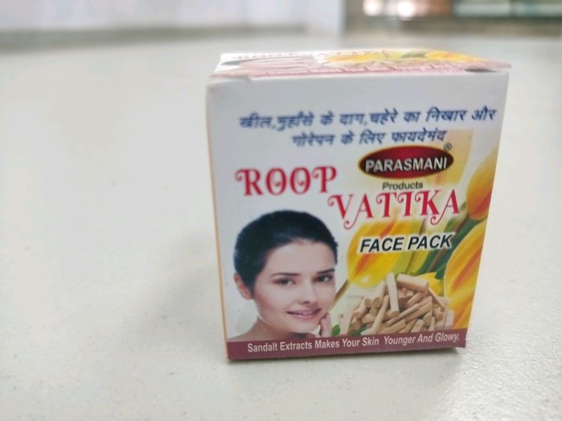 Roop Vatika Face Pack Of parasmani Brand