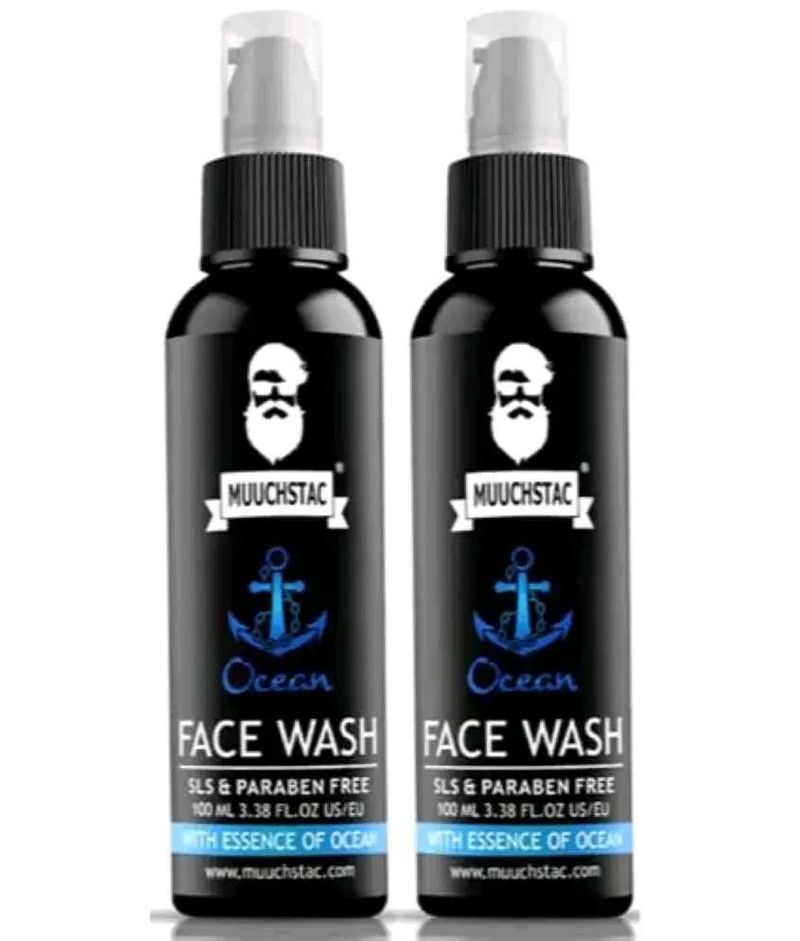 Moustache Set Of Ocean Facewash