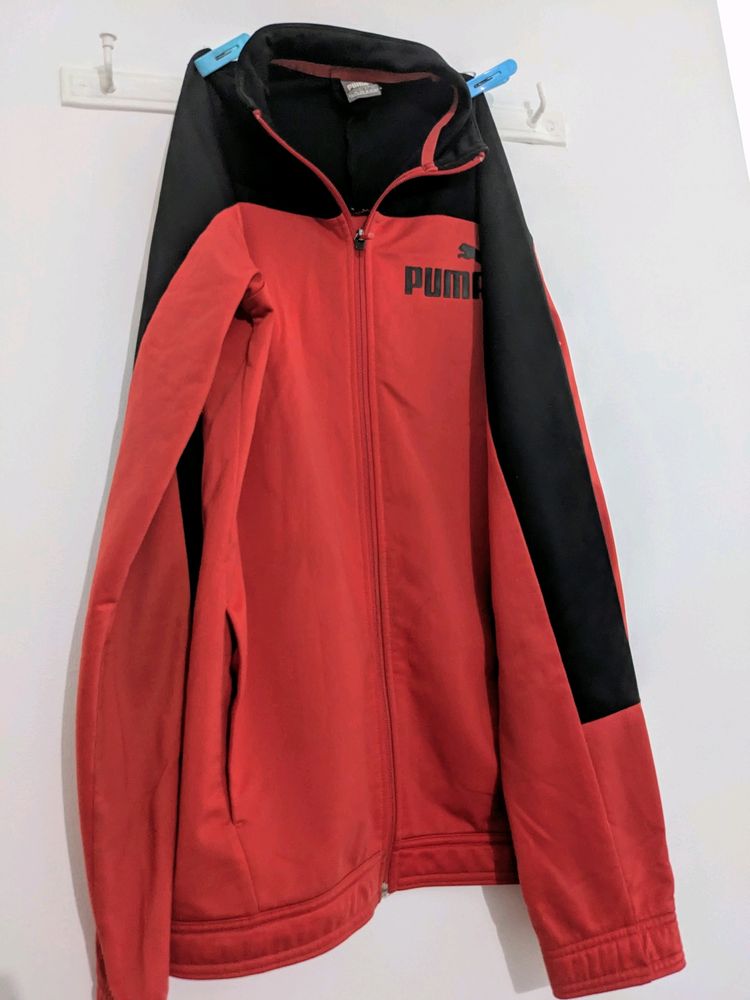 Puma Red & Black Athleisure acket