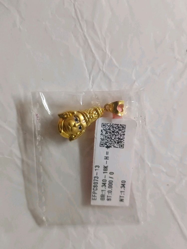 hanuman pure gold pendent 😍😍