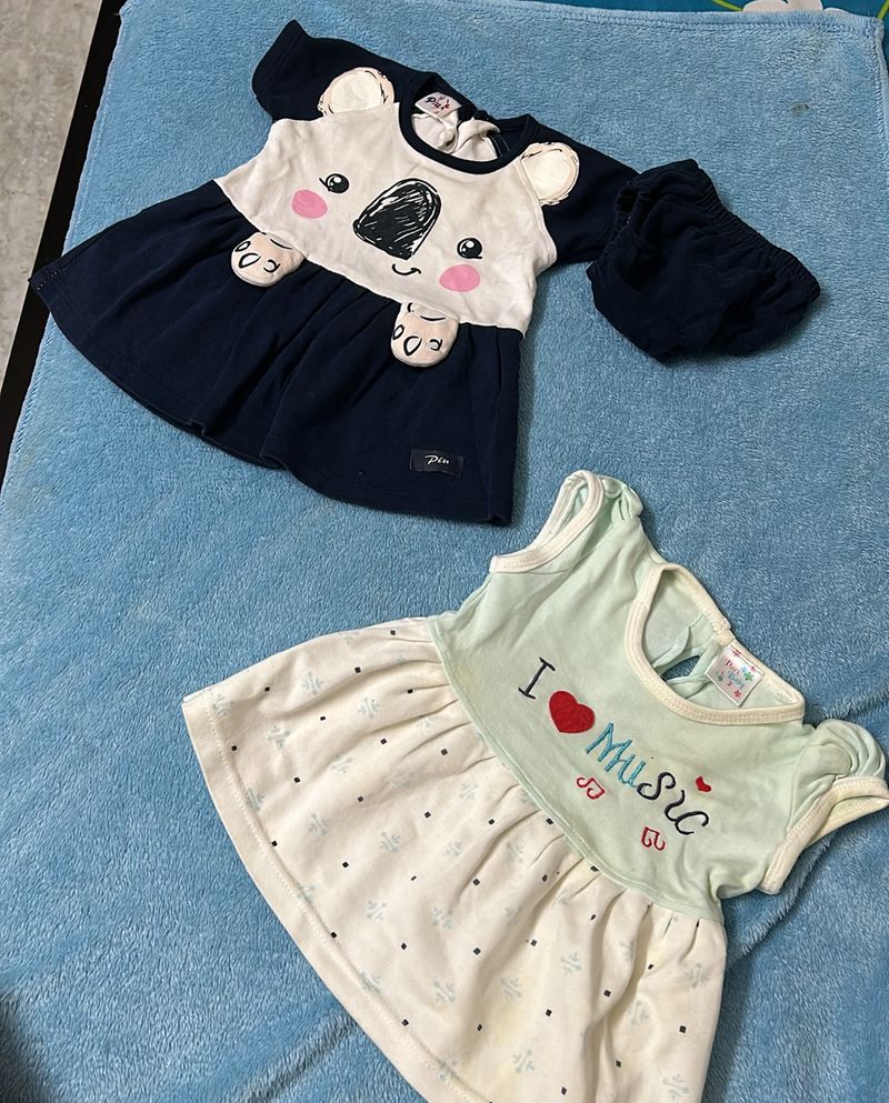 Set Of 2 Baby Girls Dresses