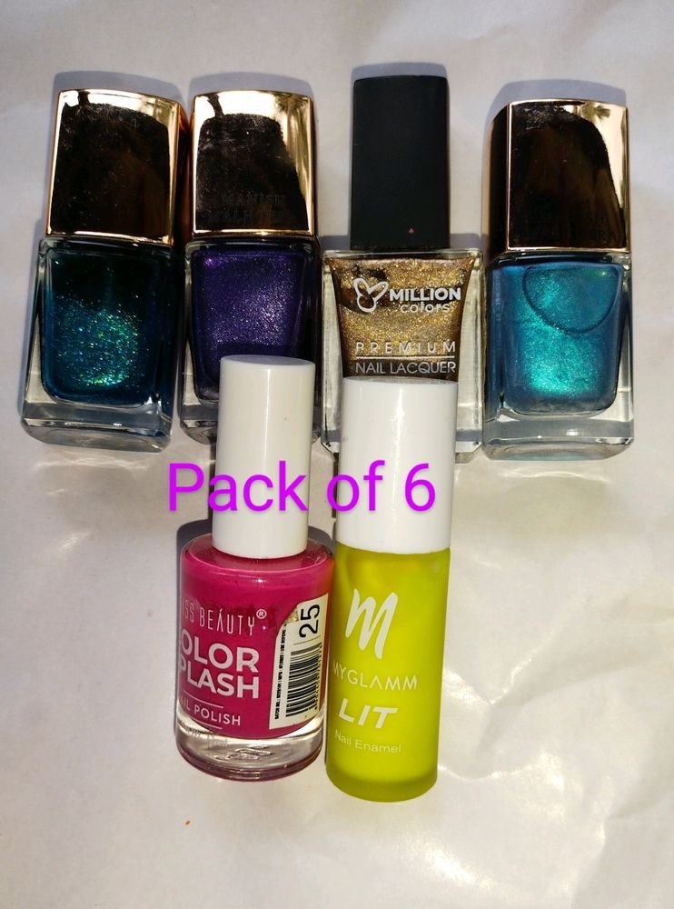 Pack Of 6 Nailpolish