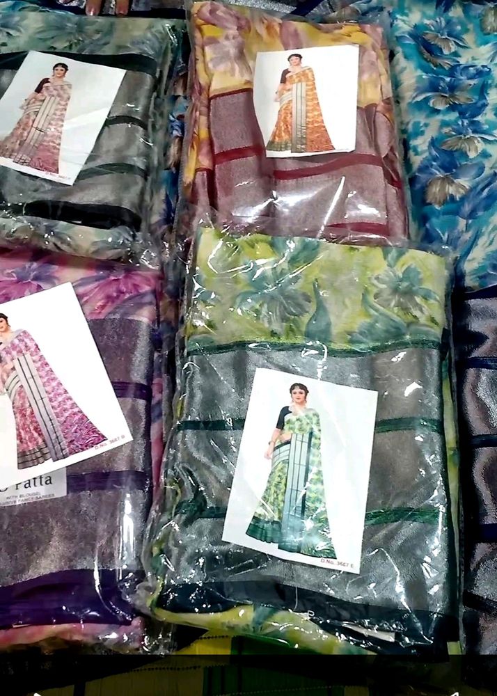 Dailywear Sarees Available In Different Colours