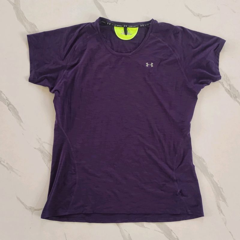 Under Armour Compression Purple T-Shirt