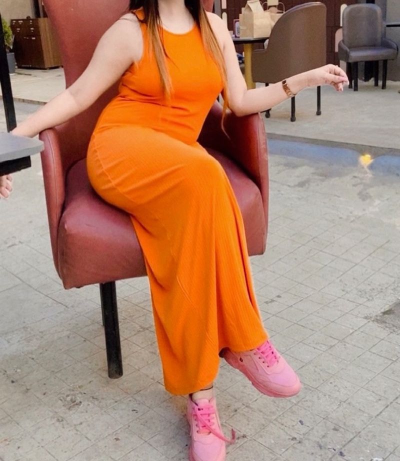 The Orange Bodyfit Dress