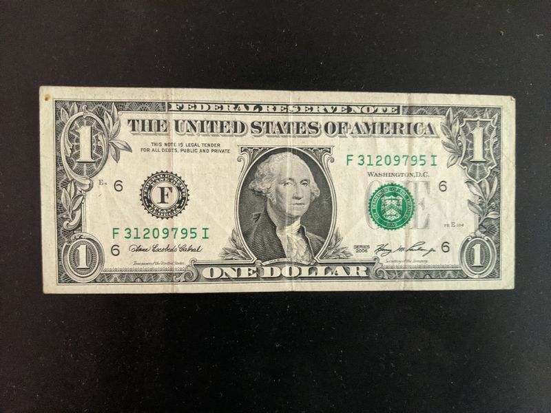 1$ Usa Currency