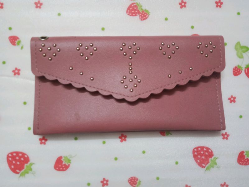 Mauve Colour Wallet 🌷