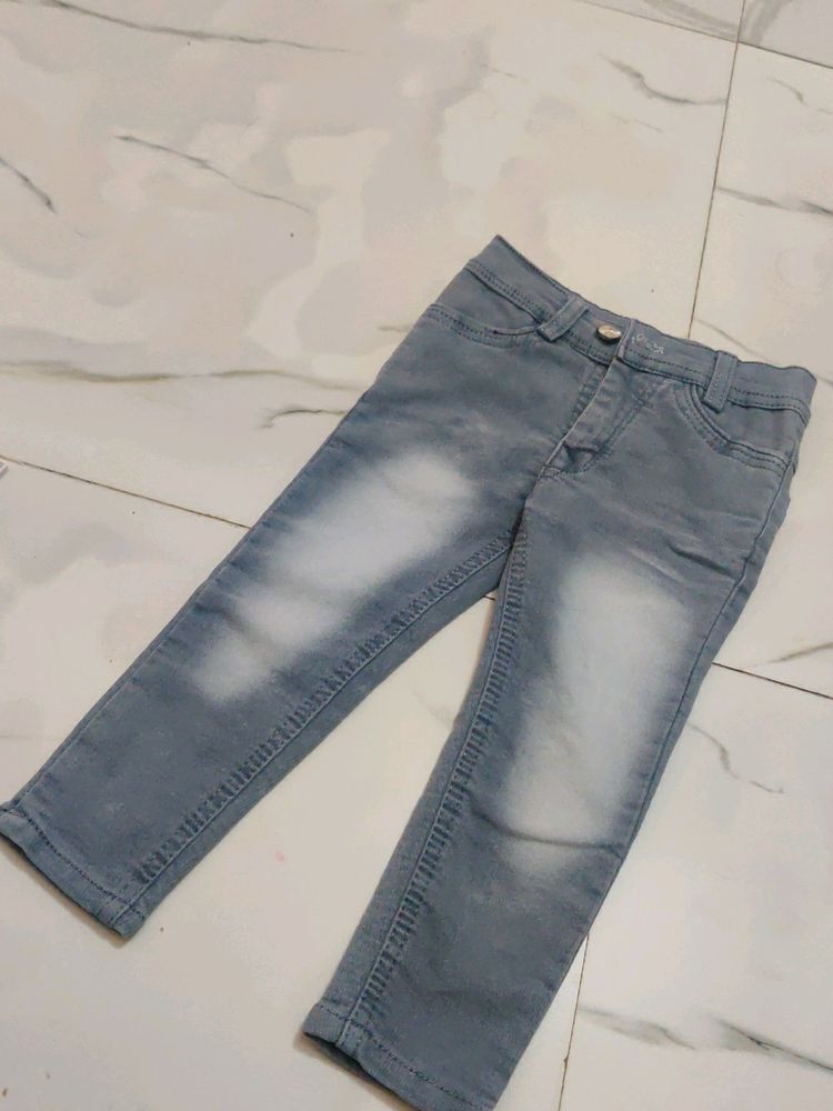 Kids Denim Grey Jeans (18-24 Months)