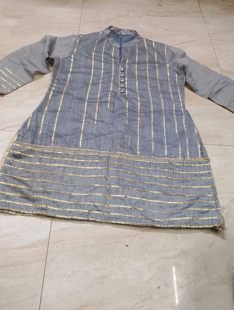 Donation Kurta Set Gota Work