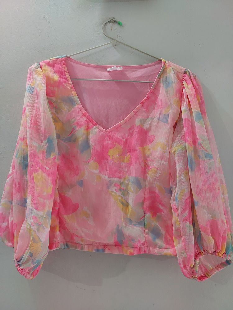 Floral Crop Top