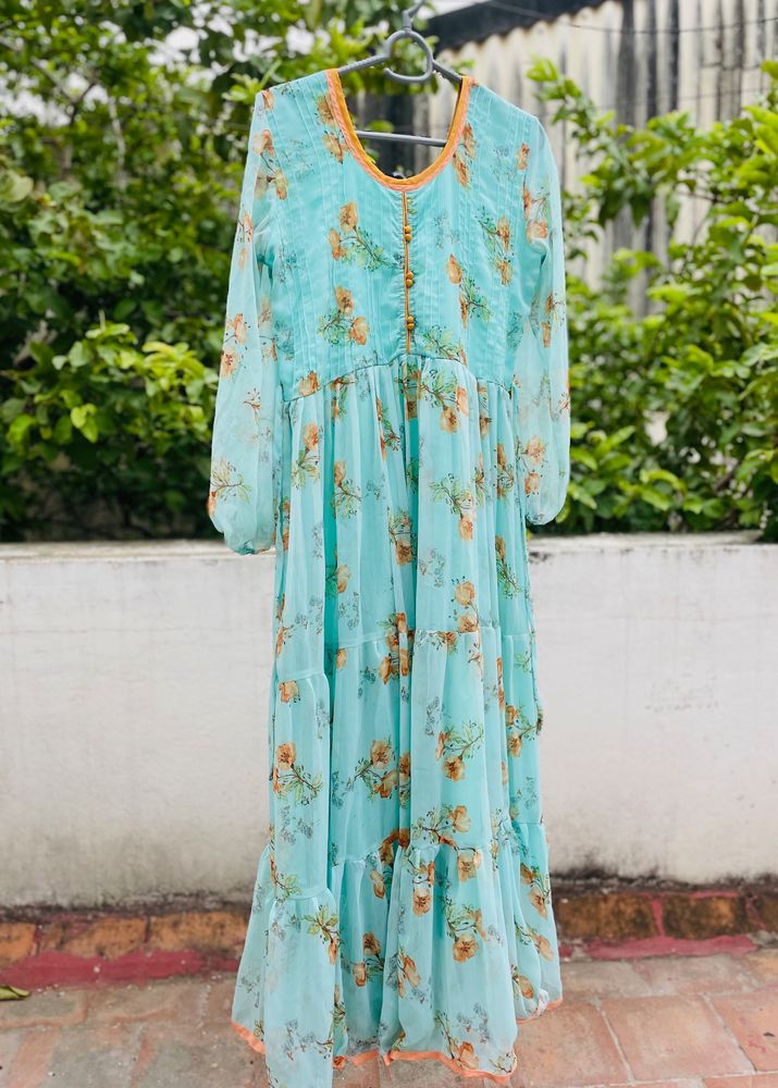 Long Evergreen Dress