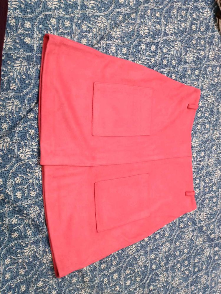 ACute Pink Color Skirt