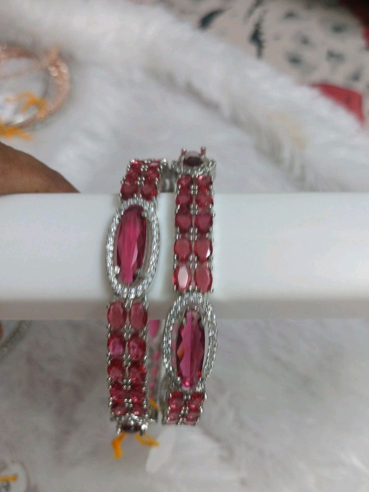 Red Ruby AD Bangles