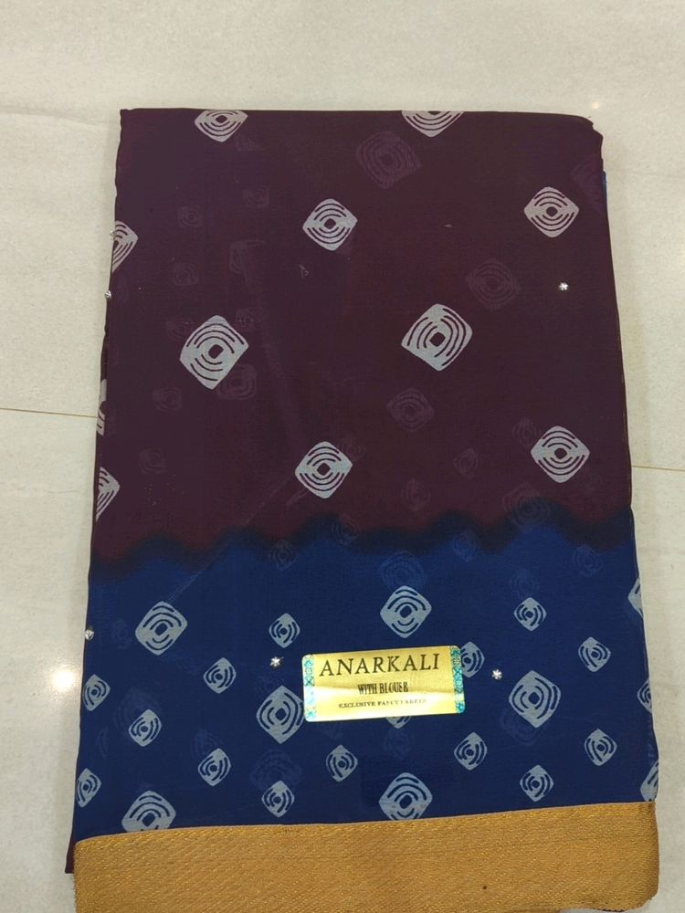 Cotton Saree With Blouse