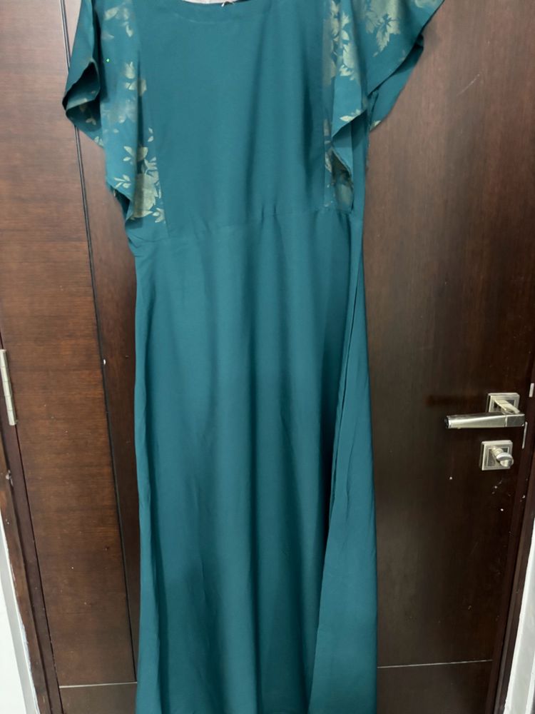 Green Colored Full Length Kurta