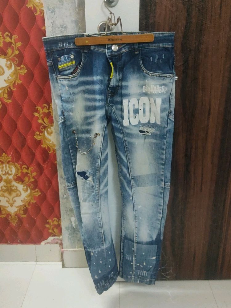 Dsquared2 Imported Denim Pants (Made in Italy)