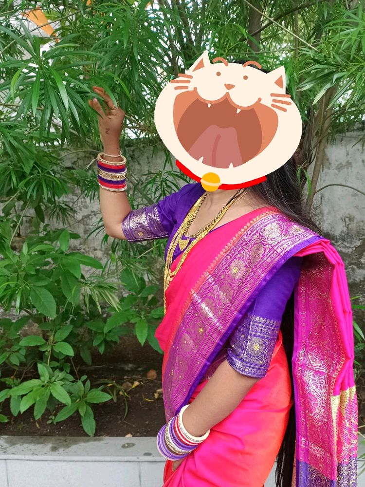 Pink Saree