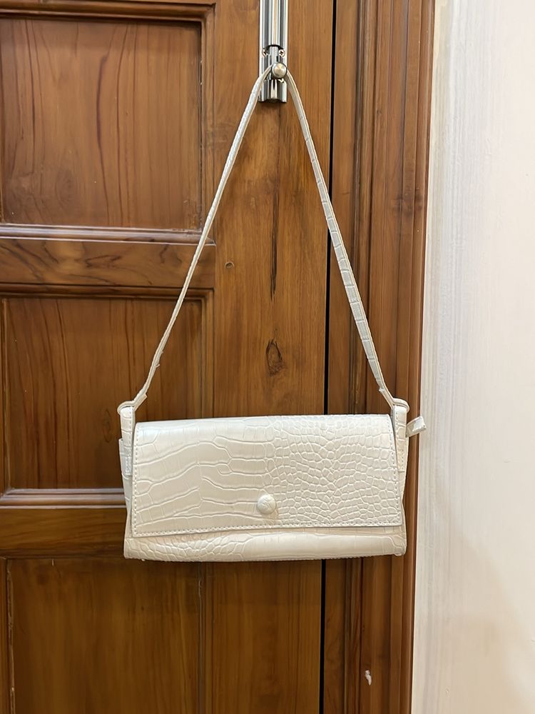 Off White Shoulder Bag