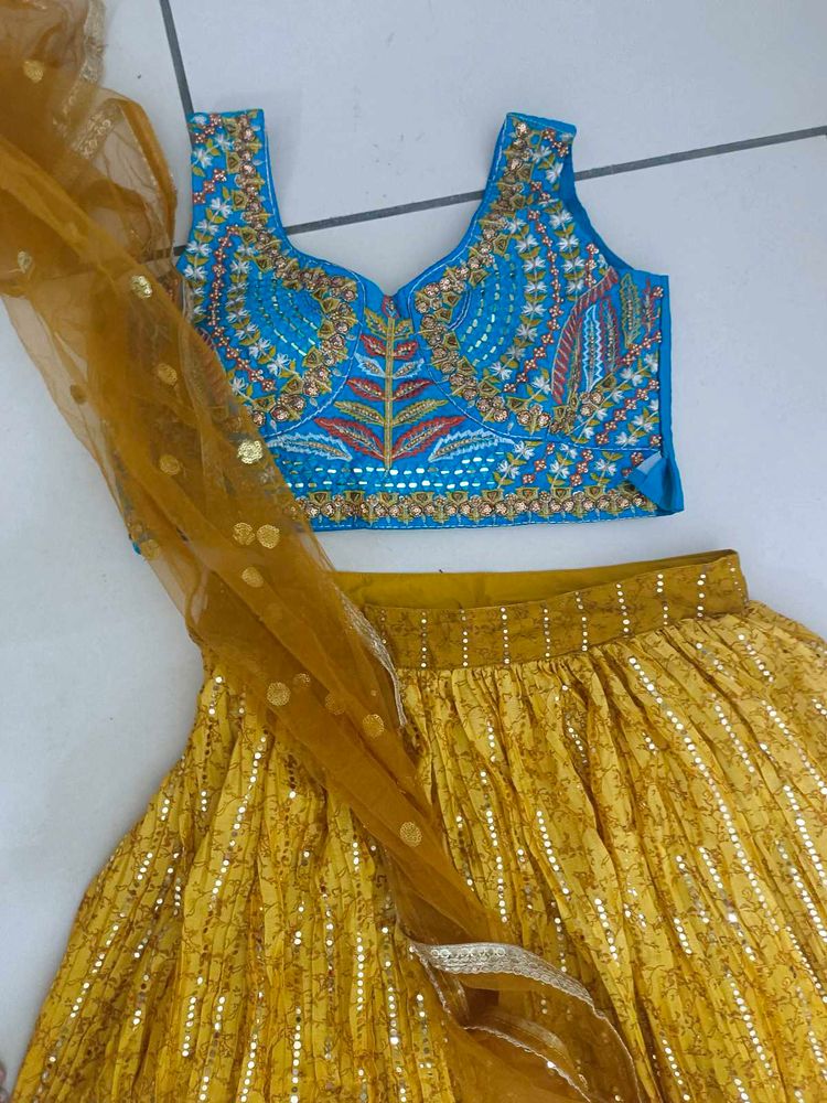 CROP TOP LEHENGA ❤️