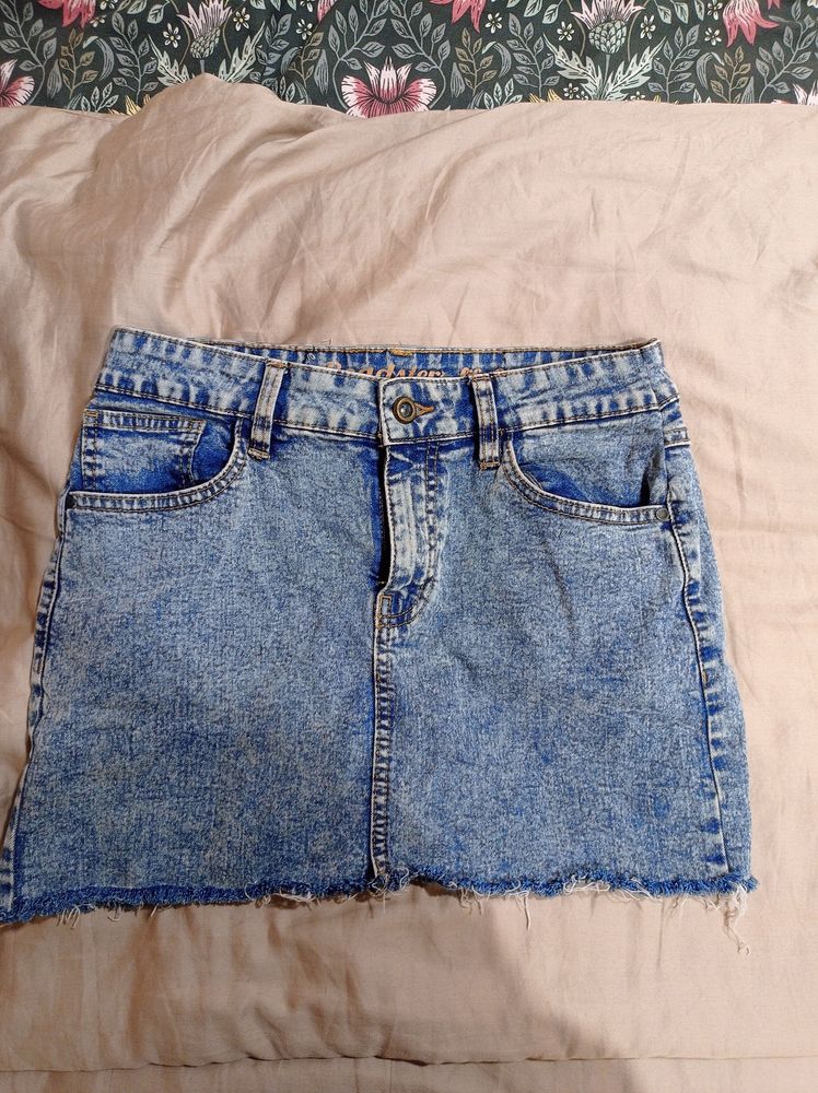 Y2k Denim Mini Skirt