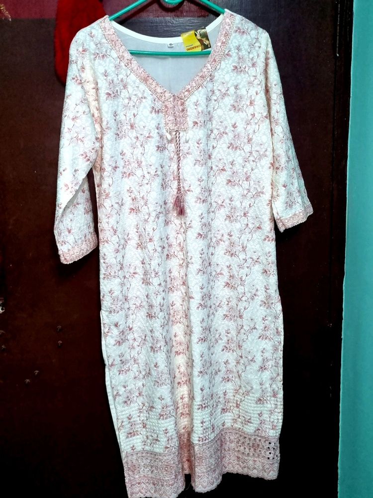 Lucknow chikan kurti