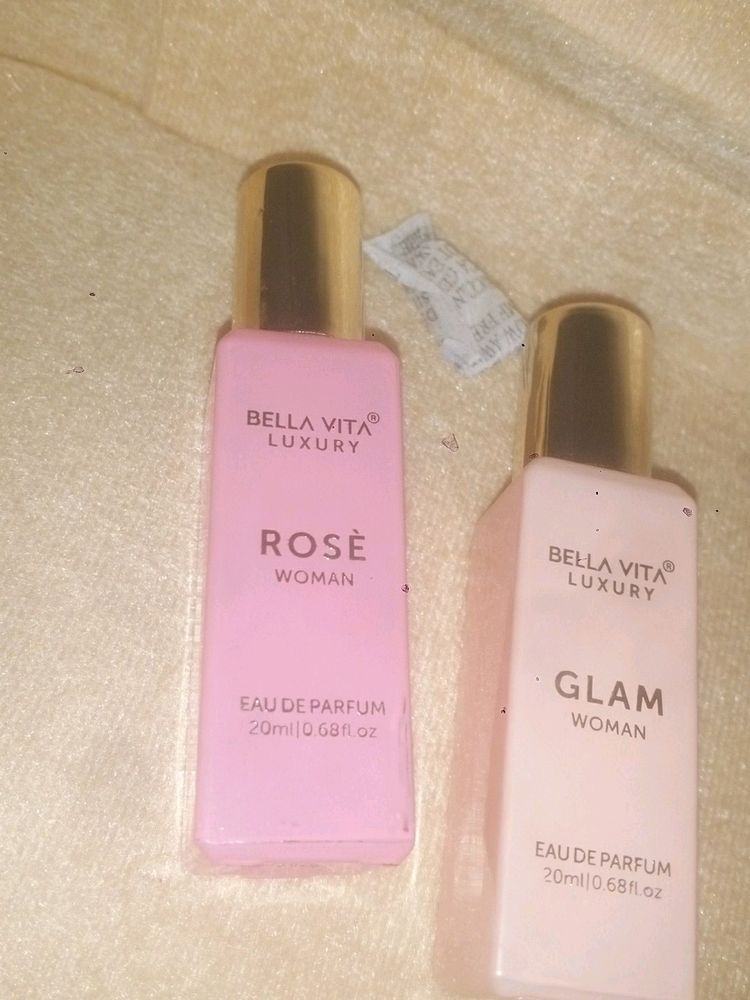 Combo Of Bellavita Rose And Glam Perfume