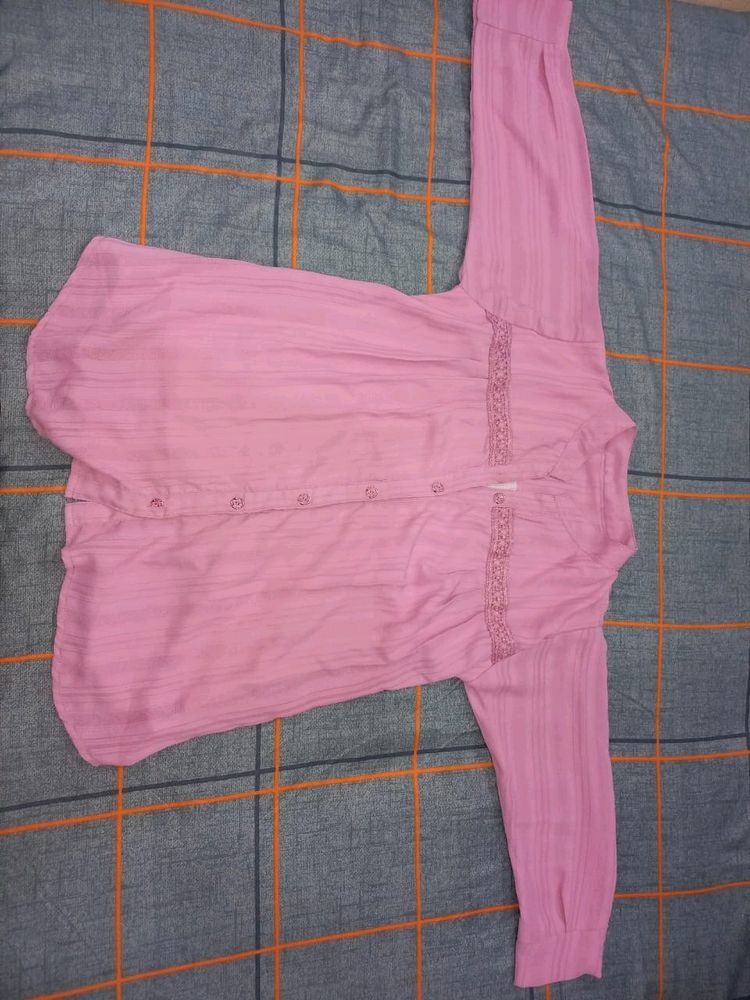 Pink Classic Top