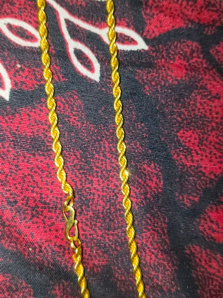 One Gram Gold Plated Chain