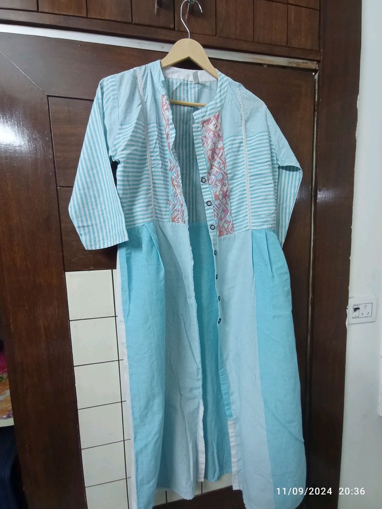 Front Open A-line Kurti