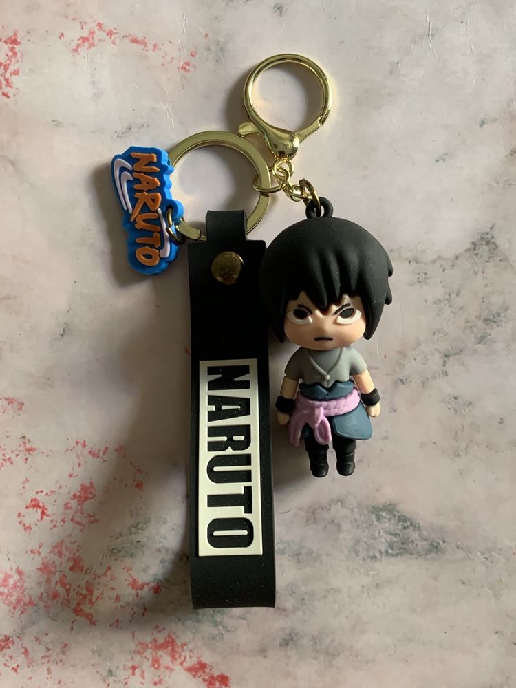 Sasuke Rubber Keychain | Naruto Anime