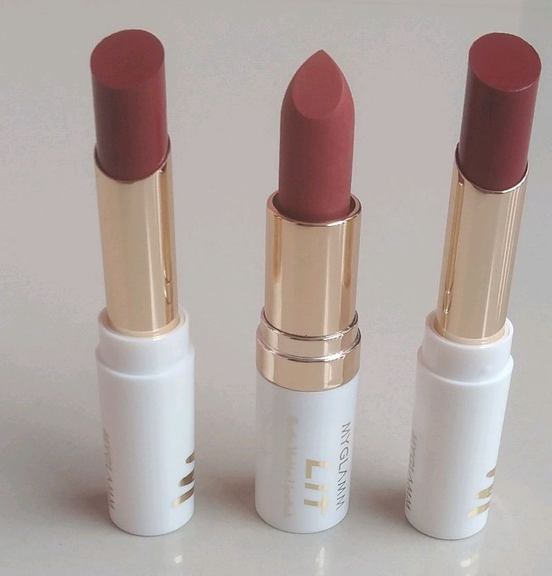 Combo Of 3 Lipstick