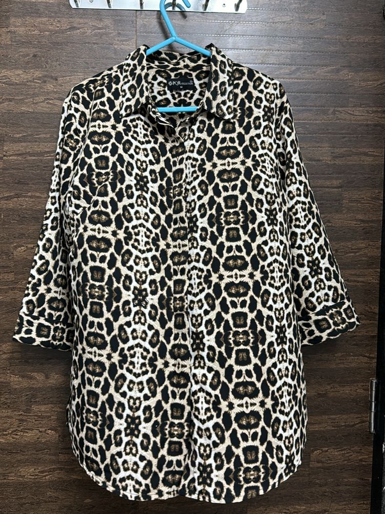 A Cheetah Print Shirt