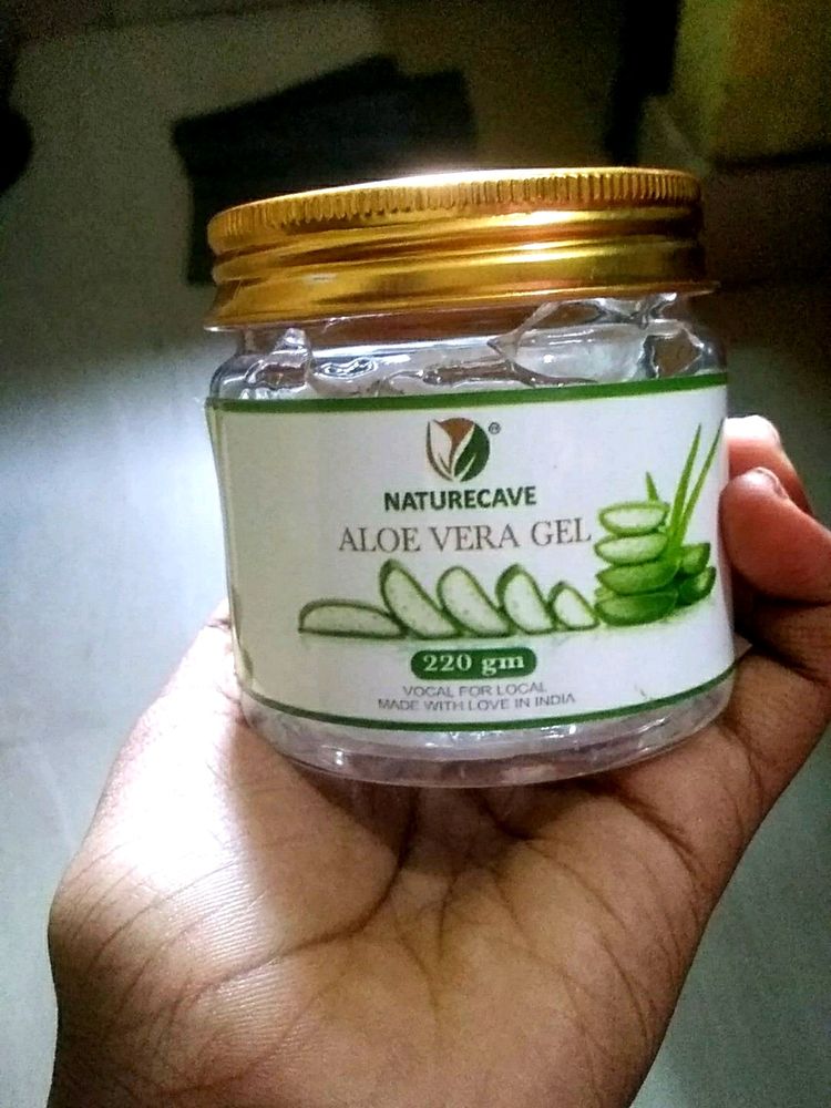 Nature Cave Transperant Aloevera Gel(Used)