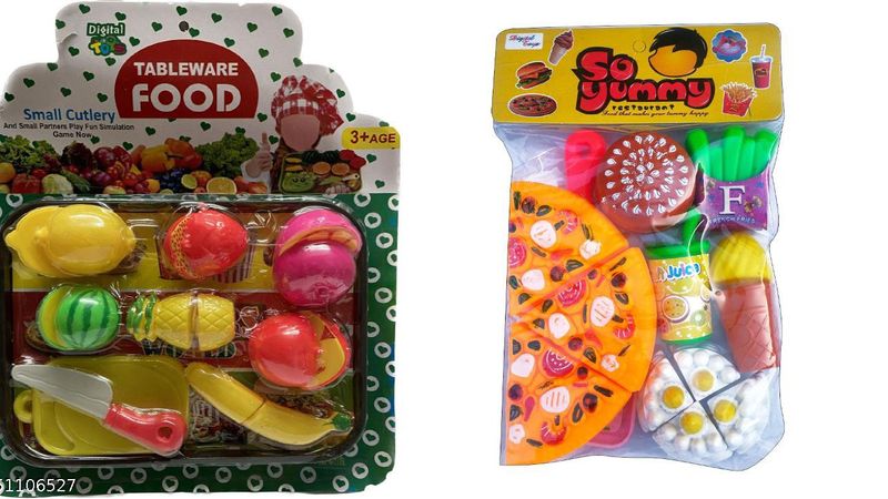 Combo Of Fruit And Pizza Set