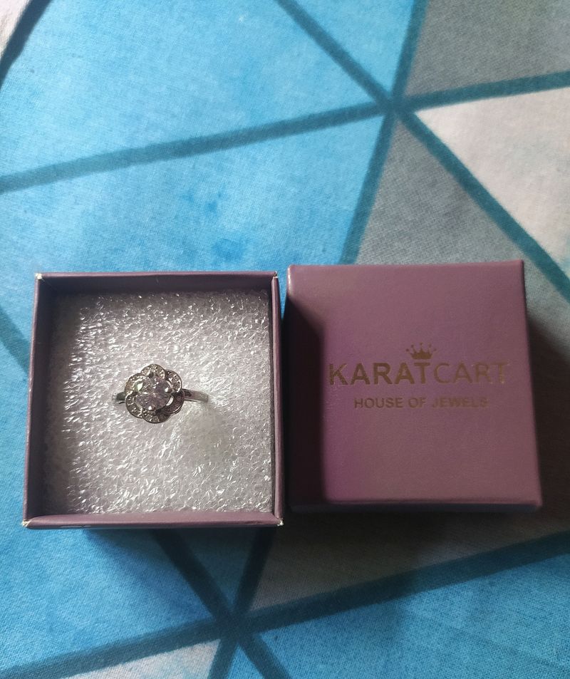 Women Ring 💍brand Karatcart Ad Diamond