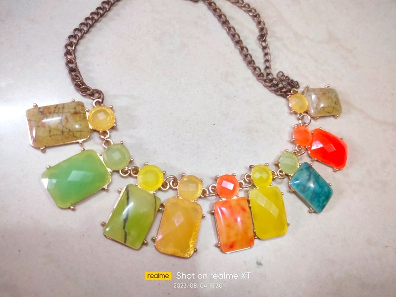 Multicolour Premium Necklace In Superb Condition W