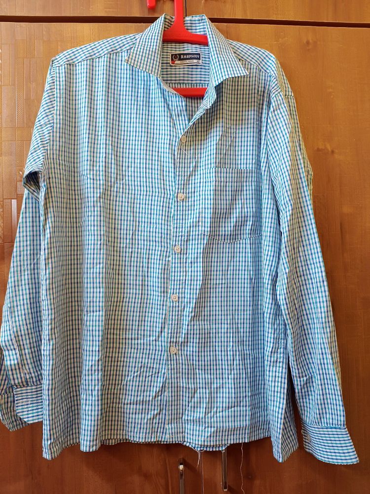 42 Men Checked Shirt